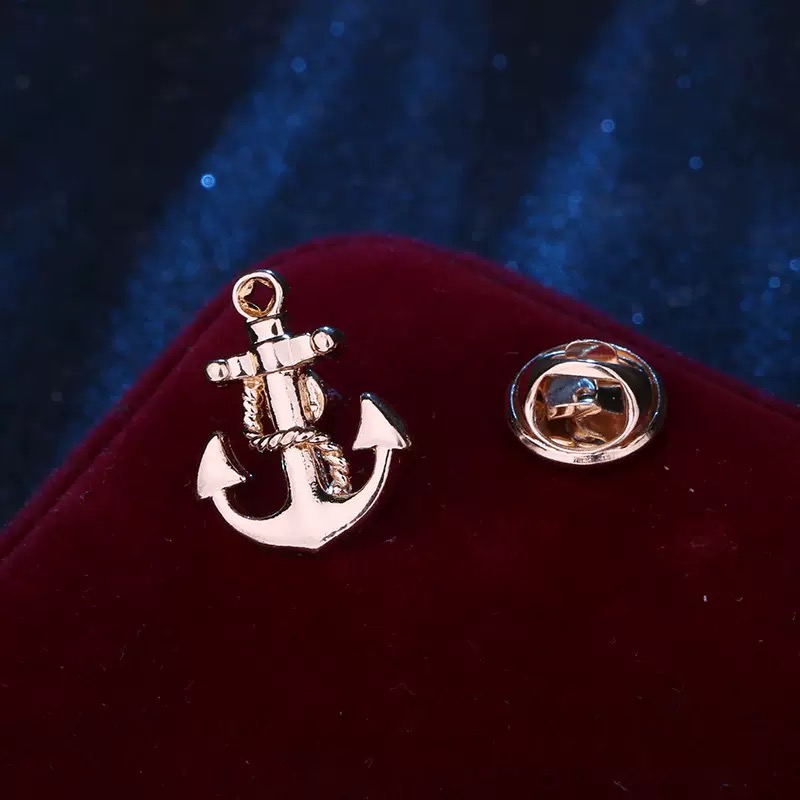 Anchor & Helm Brooch