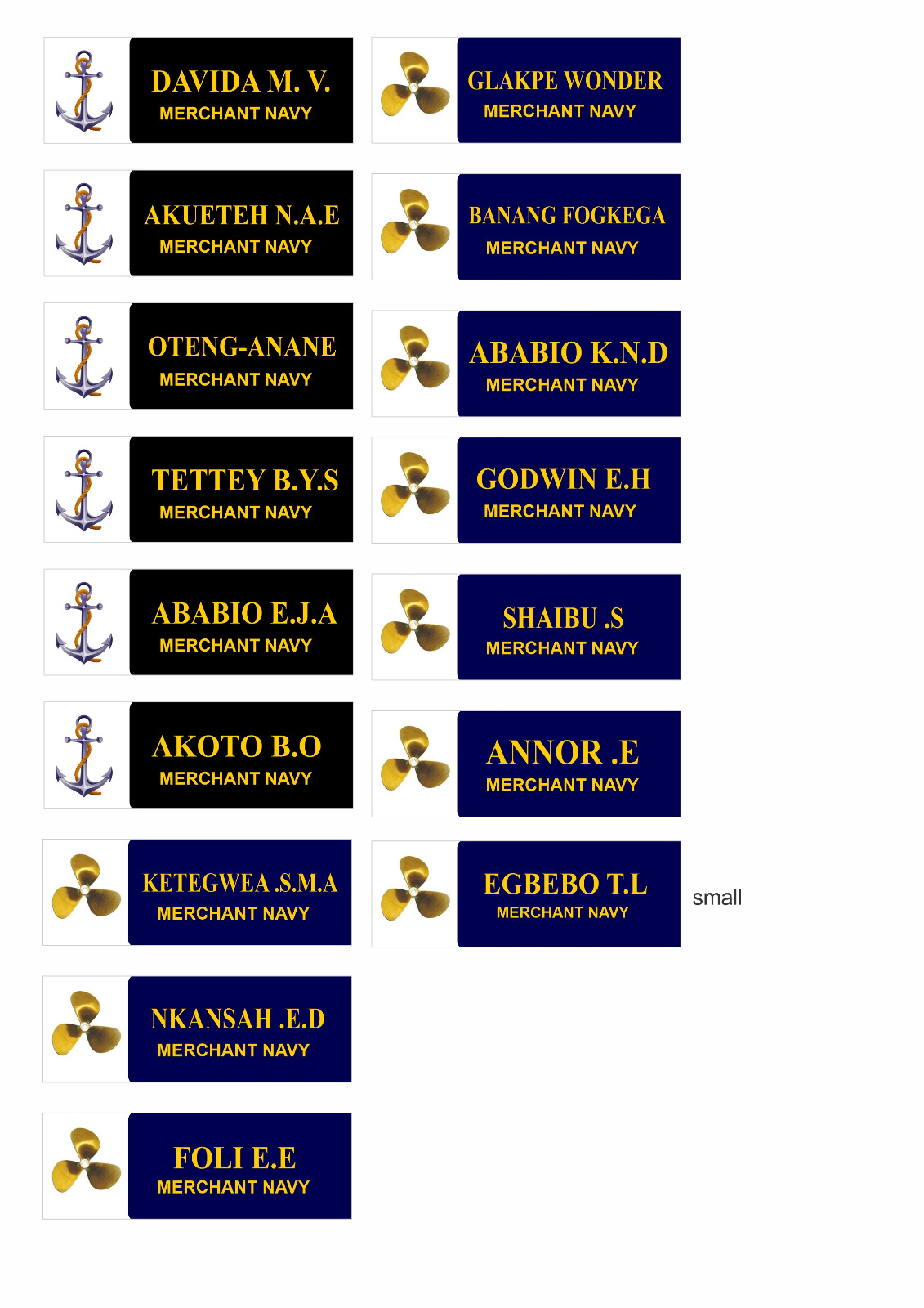 Name Tag